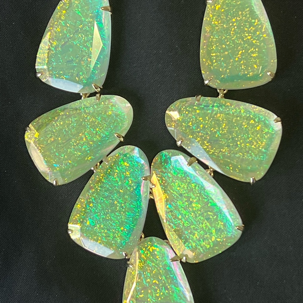NWT Rare & Retired Kendra Scott Harlow Dichroic Foil Texas Limited Edition GORG! - Picture 14 of 14